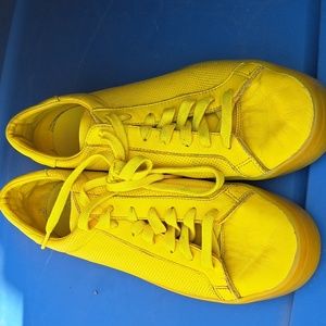 ADIDAS Shoes Court Vantage Adicolor Yellow Gum Soles S80254 Mens US 11 EU 45 1/2